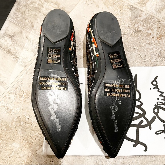 Alice + Olivia Lenora Slip-On Stitch Ballet Flats, Size 39.5 New in Box $395 - Picture 8 of 12